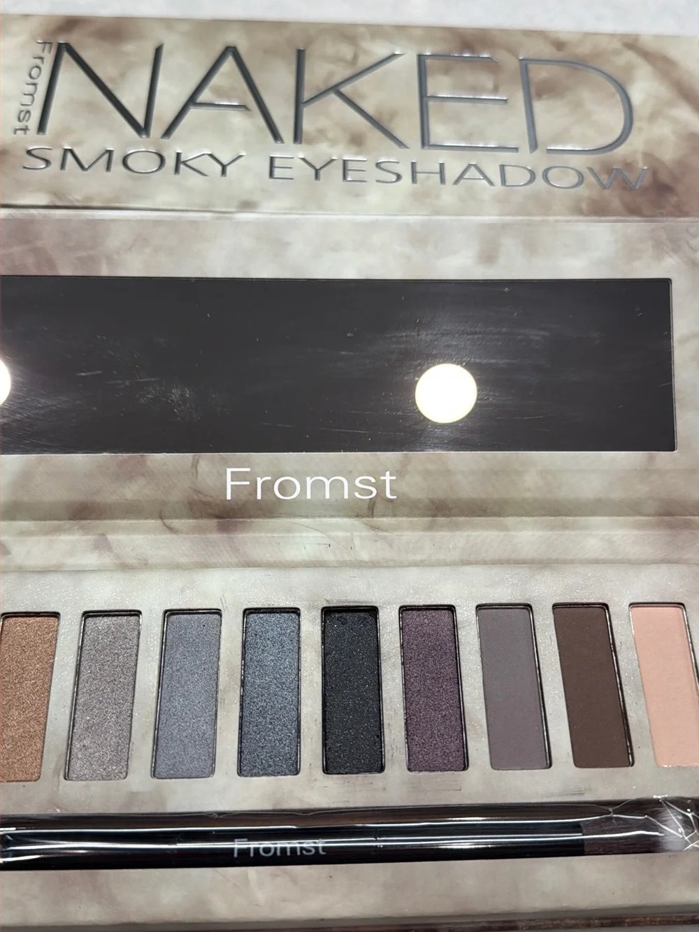 Fromst Naked Smoky Eyeshadow Palette — Neutral Taupe & Smoky Shades
